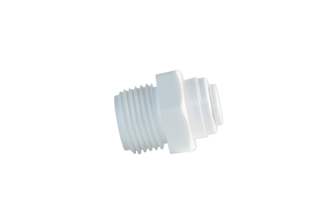 ¼" Tube to ⅜" NPT Male Quick Connect Fitting, 5pk