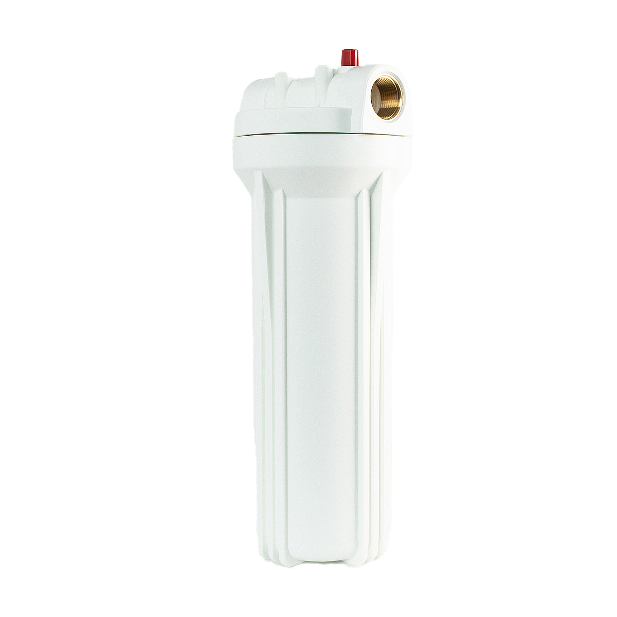 Filter Housing, 10" Standard, White, ¾" BSP