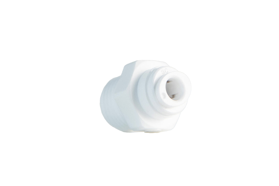 ¼" Tube to ⅜" NPT Male Quick Connect Fitting, 5pk