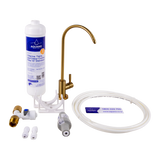 Inline Undersink Tap & Filter Kit, Brushed Gold
