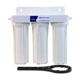 Triple 10" Jumbo Filter Housing Set with Bracket, ¼" BSP